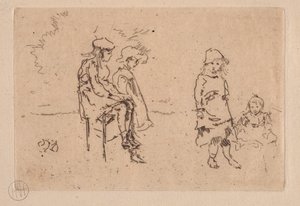 Menpes-barna. av James Abbott McNeill Whistler