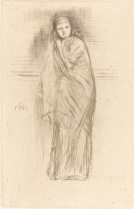 Modellen hviler, 1870. av James Abbott McNeill Whistler