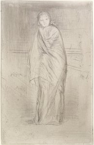 Modellen hviler, 1870 av James Abbott McNeill Whistler