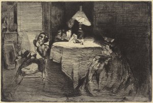 Musikkrommet, 1858. av James Abbott McNeill Whistler