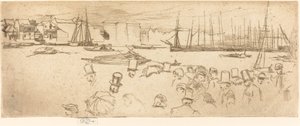 Penny Boat, 1859. av James Abbott McNeill Whistler