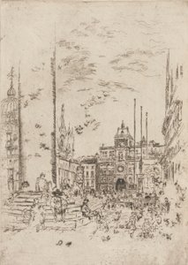 Piazzetta, 1879-1880. av James Abbott McNeill Whistler