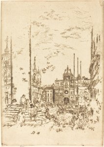 Piazzetta, 1880. av James Abbott McNeill Whistler