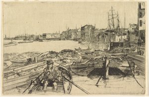 Bassenget, 1859. av James Abbott McNeill Whistler