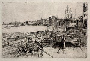 The Pool, 1859. av James Abbott McNeill Whistler