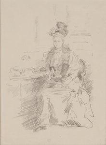 The Pretty New Yorker av James Abbott McNeill Whistler