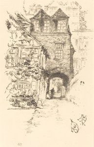 Prestens hus, Rouen, 18941895. av James Abbott McNeill Whistler