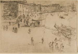 The Riva, nr. 2, 1879-1880. av James Abbott McNeill Whistler