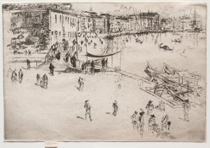 The Riva, nr. 2, 1886. av James Abbott McNeill Whistler