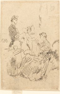 Syerske, ca. 18841886. av James Abbott McNeill Whistler