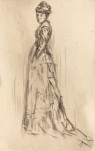 Silkekjolen, ca. 1873. av James Abbott McNeill Whistler