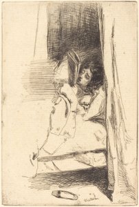 Tøffelen, 1858. av James Abbott McNeill Whistler