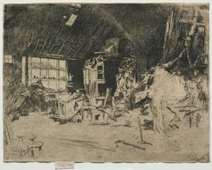 The Smithy. av James Abbott McNeill Whistler