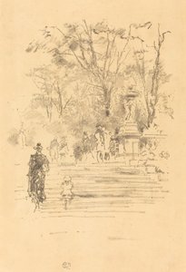 The Steps, Luxembourg, 1893. av James Abbott McNeill Whistler
