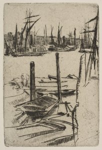 The Tiny Pool, [1879]. av James Abbott McNeill Whistler