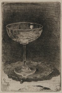 Vinglasset, 1858. av James Abbott McNeill Whistler