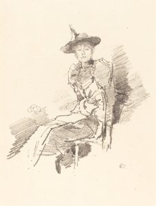 Den bevingede hatten, 1890. av James Abbott McNeill Whistler