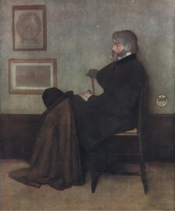 Thomas Carlyles portrett, Bibbys Annual, 1916-1917 av James Abbott McNeill Whistler