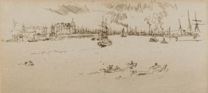 Tilbury, 1887. av James Abbott McNeill Whistler