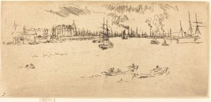 Tilbury, 1887. av James Abbott McNeill Whistler