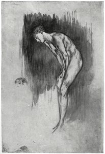 Tillie, en modell, 1873 1904. av James Abbott McNeill Whistler