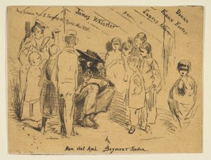 Tittelside fra det franske settet Douze Eaux-Fortes d’Après Nature, 1858. av James Abbott McNeill Whistler
