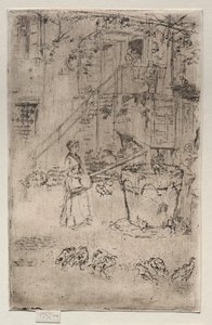 Tyrkiene, 1886. av James Abbott McNeill Whistler