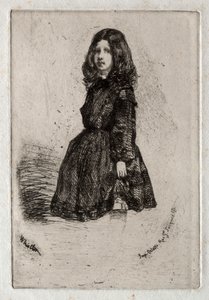 Tolv etsninger fra naturen: Annie, 1858. av James Abbott McNeill Whistler