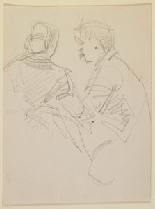 To figurer, 1858. av James Abbott McNeill Whistler