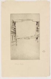 Under Old Battersea Bridge, 1879. av James Abbott McNeill Whistler