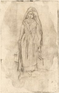 Venetiansk vannbærer, 18791880. av James Abbott McNeill Whistler