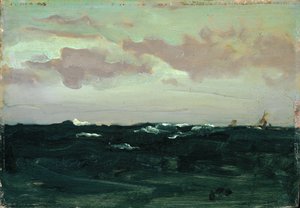Fiolett og blått: Among the Rollers, ca. 1893 (olje på panel) av James Abbott McNeill Whistler