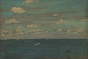 Fiolett og sølv - The Deep Sea, 1893. av James Abbott McNeill Whistler