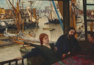 Wapping, 1860-1864. av James Abbott McNeill Whistler