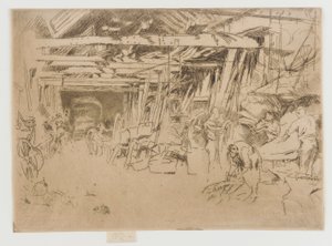 Wheelwright, 1879-1880. av James Abbott McNeill Whistler