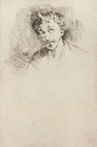 Whistler med den hvite låsen, 1879. av James Abbott McNeill Whistler