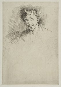 Whistler med den hvite låsen, 1879. av James Abbott McNeill Whistler