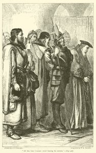 Hele denne tiden sto Cranmer og hørte prekenen hans