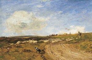 A Breezy Day (olje på lerret)
