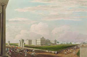 A View of Government House, Calcutta, 1826, gravert av Robert Havell den yngre (1793-1878) (akvatint)