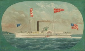 Dampskip St. Lawrence, 1850.