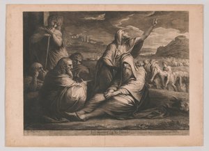 Job irettesatt av vennene sine av James Barry