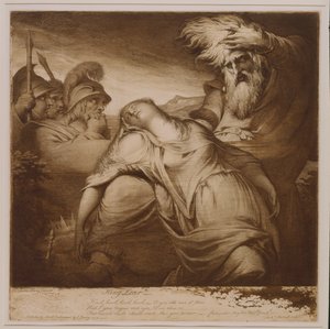 Kong Lear og Cordelia av James Barry