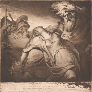 Kong Lear og Cordelia av James Barry