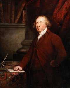Portrett av Edmund Burke (1729-1797), statsmann, taler og forfatter av James Barry