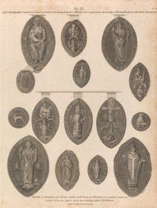 Seals of Whalley Abbey av James Basire
