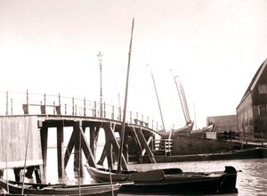 Kanalbåter, Marken Island, Nederland, 1898 av James Batkin