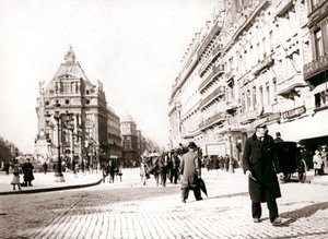 Gatebilde, Brussel, 1898.