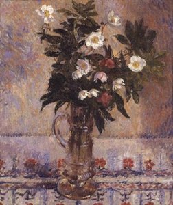 Blomster i en glassvase