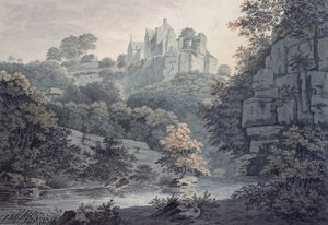Hawthornden Castle nær Edinburgh